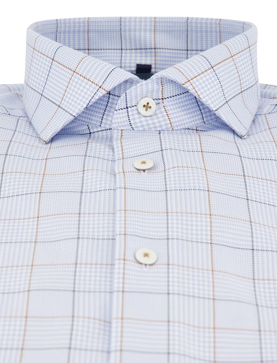 Overhemd Olymp lichtblauw Shirt dress ml 7