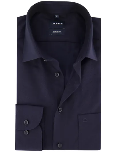 Olymp Overhemd Olymp donkerblauw Shirt dress ml 7
