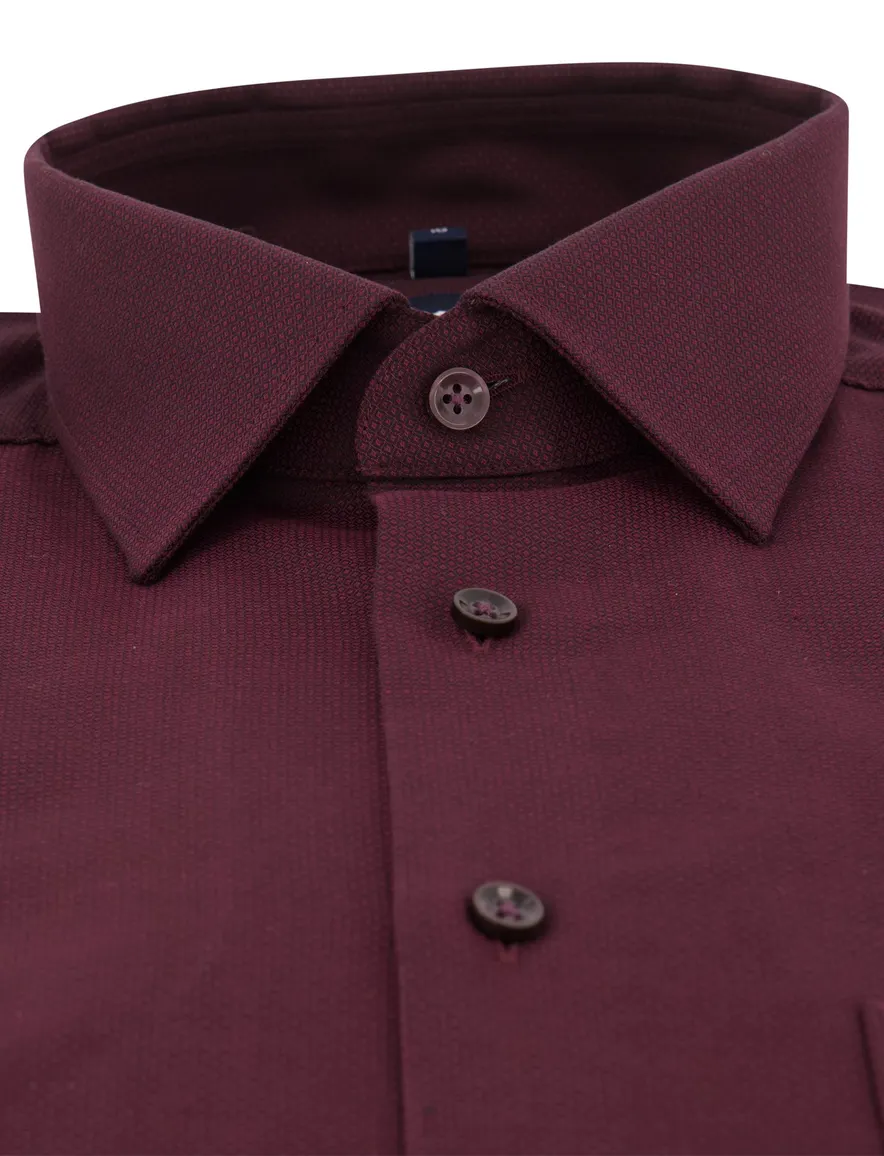 Overhemd Olymp bordeaux Shirt dress ml 7