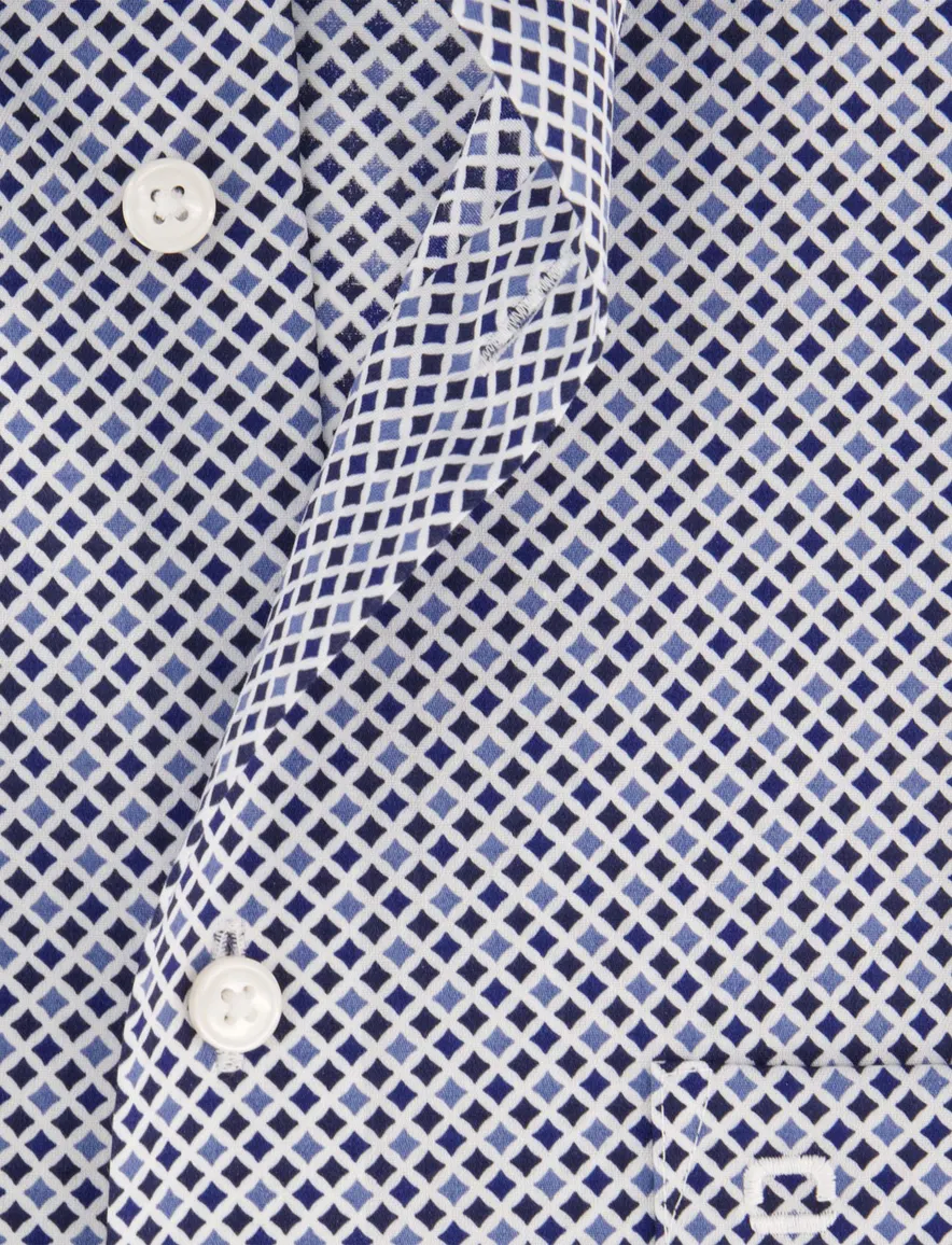 Overhemd Olymp blauw Shirt dress ml 7