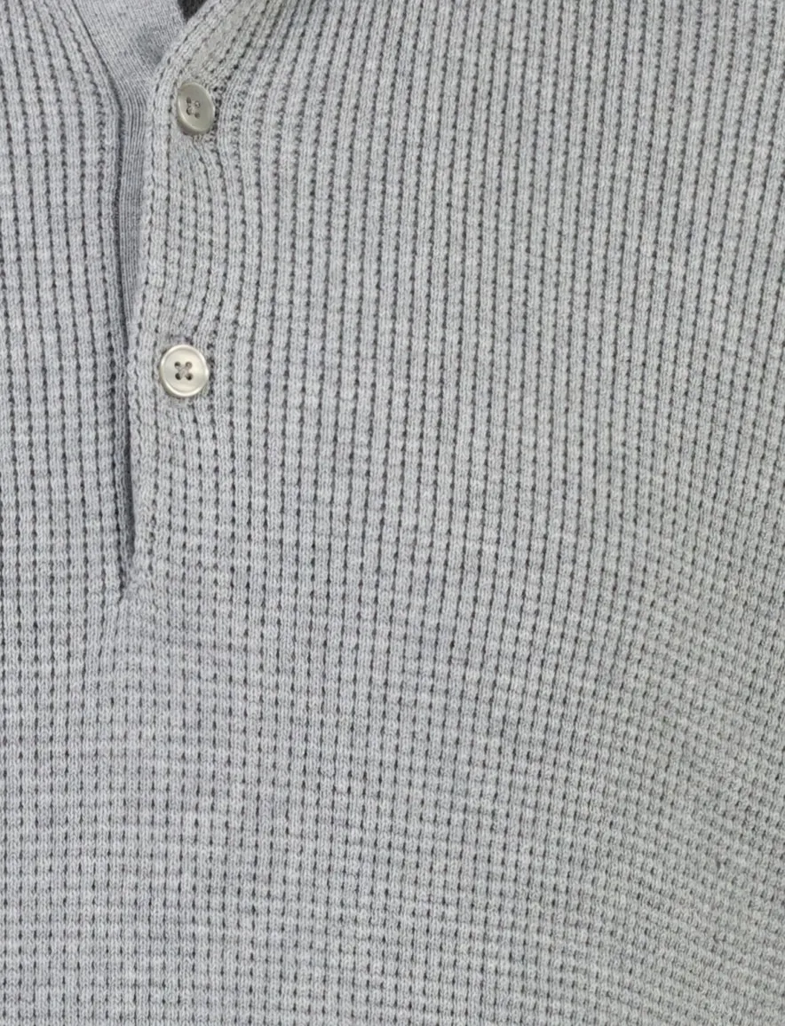 Olymp poloshirt grijs effen