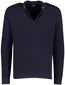 Trui Olymp donkerblauw structuur