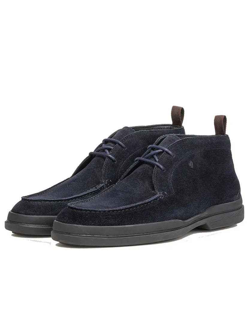 Schoenen Floris van Bommel donkerblauw suede
