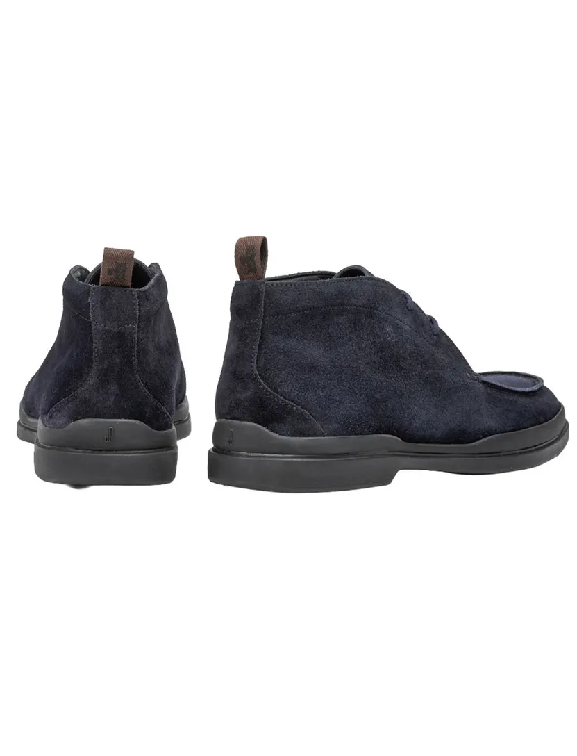 Schoenen Floris van Bommel donkerblauw suede
