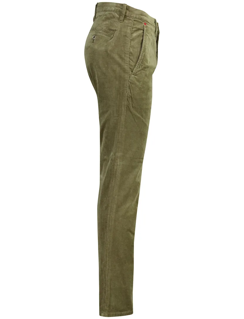 Broek Mac Driver groen slim fit