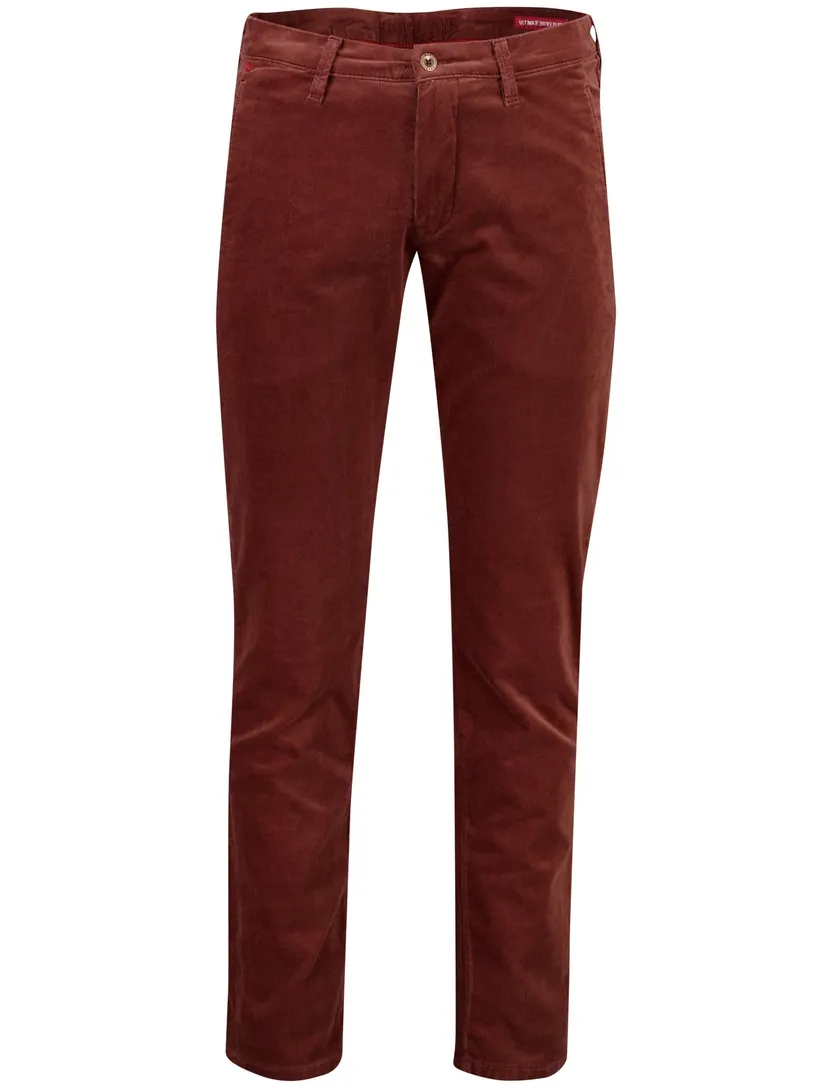 Broek Mac Driver rood slim fit