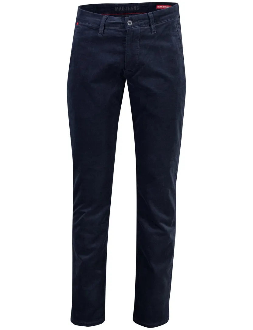 Broek Mac Driver donkerblauw corduroy