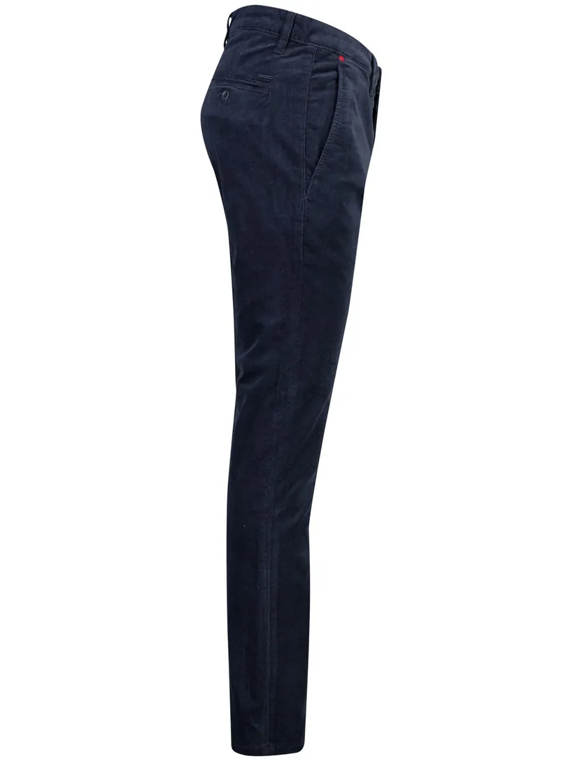 Broek Mac Driver donkerblauw corduroy