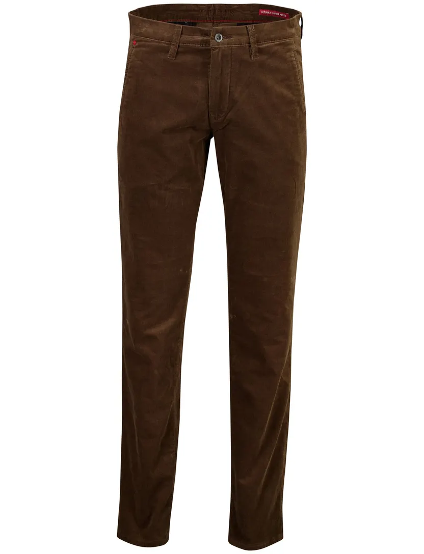Broek Mac Driver bruin rib