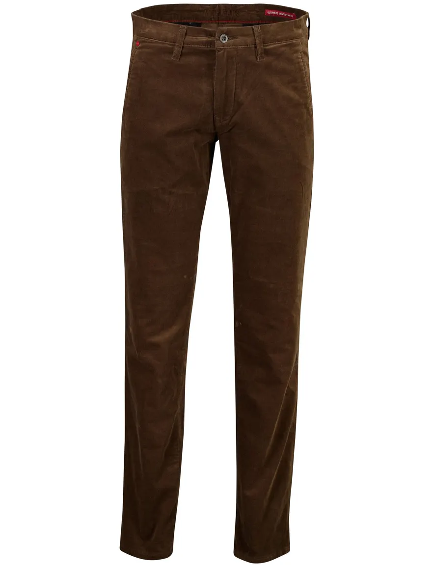 Mac Driver ribbroek bruin