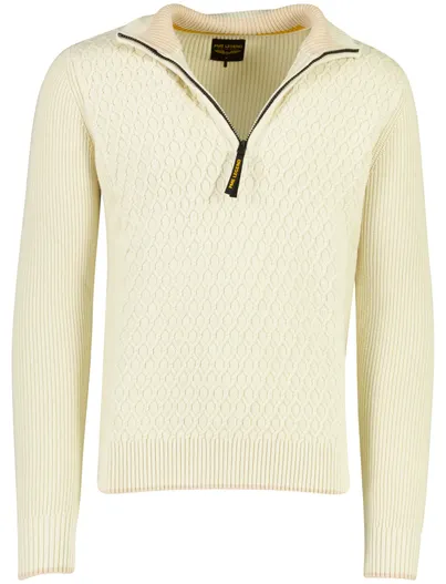 PME Legend Trui PME Legend creme PKW2609325-Bone White