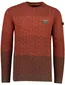 PME Legend trui oranje gemeleerd gebreid