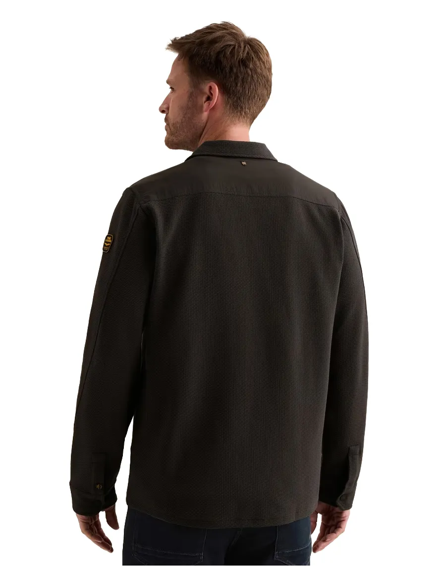 PME Legend overshirt bruin met borstzak