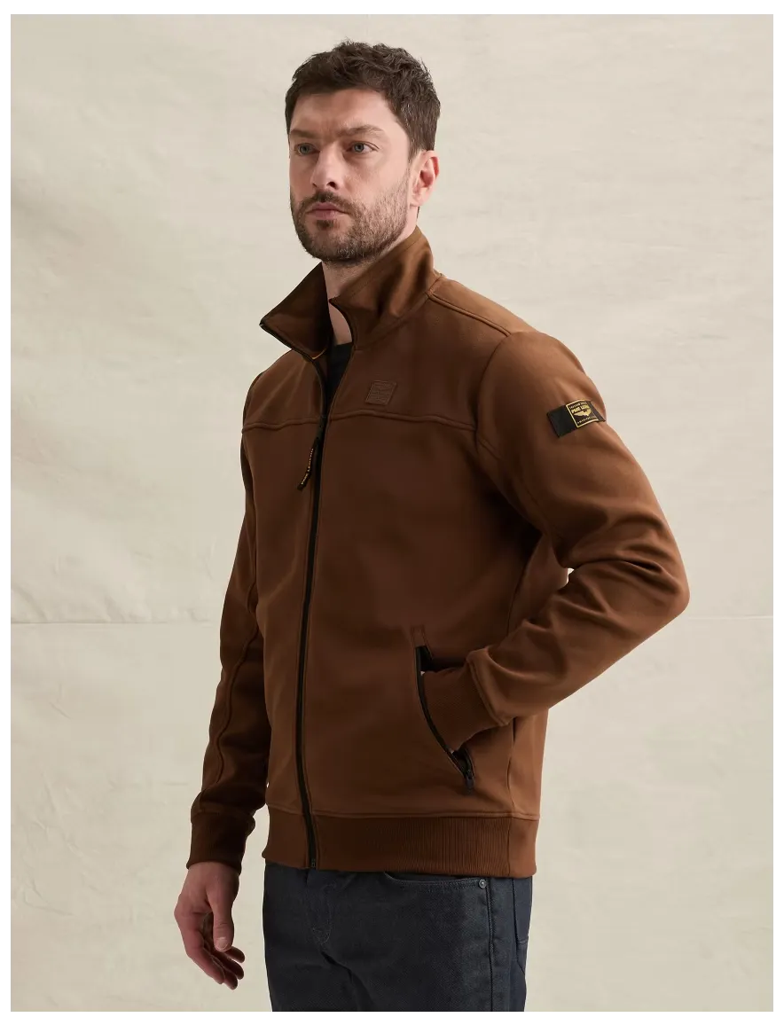 PME Legend vest bruin effen