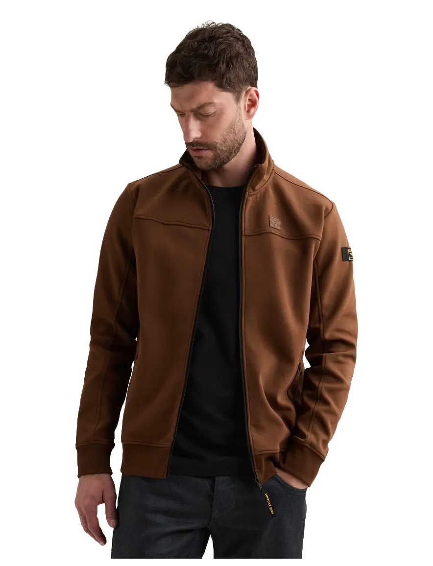 PME Legend vest bruin effen