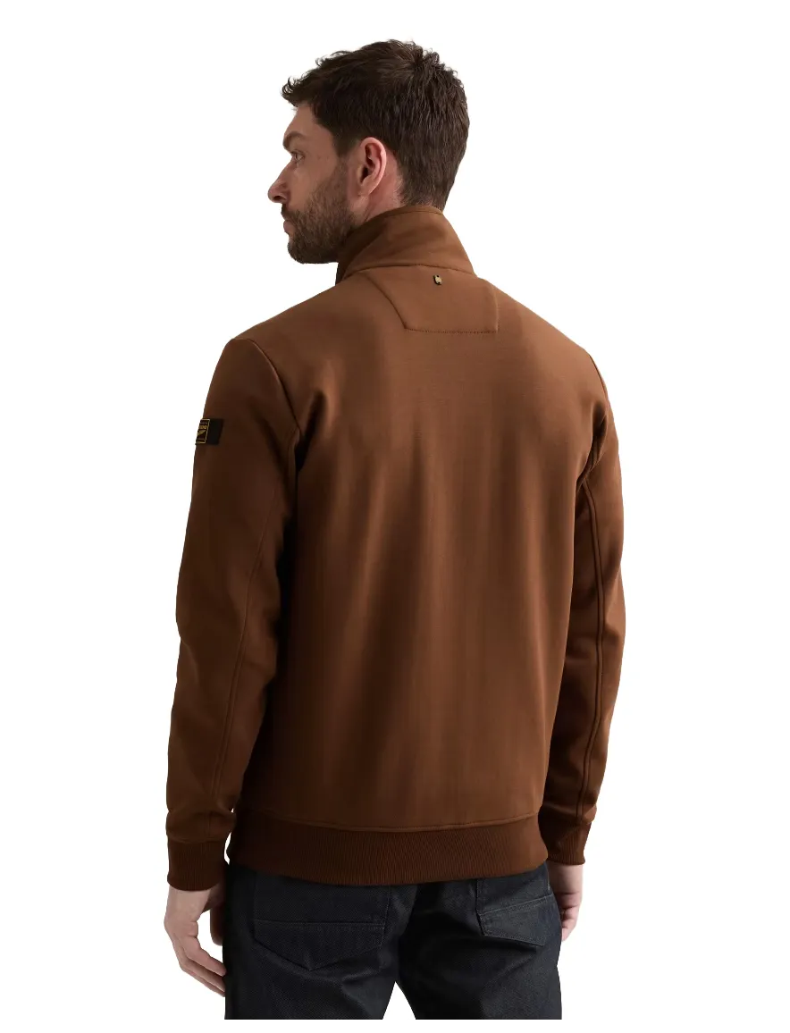 PME Legend vest bruin effen