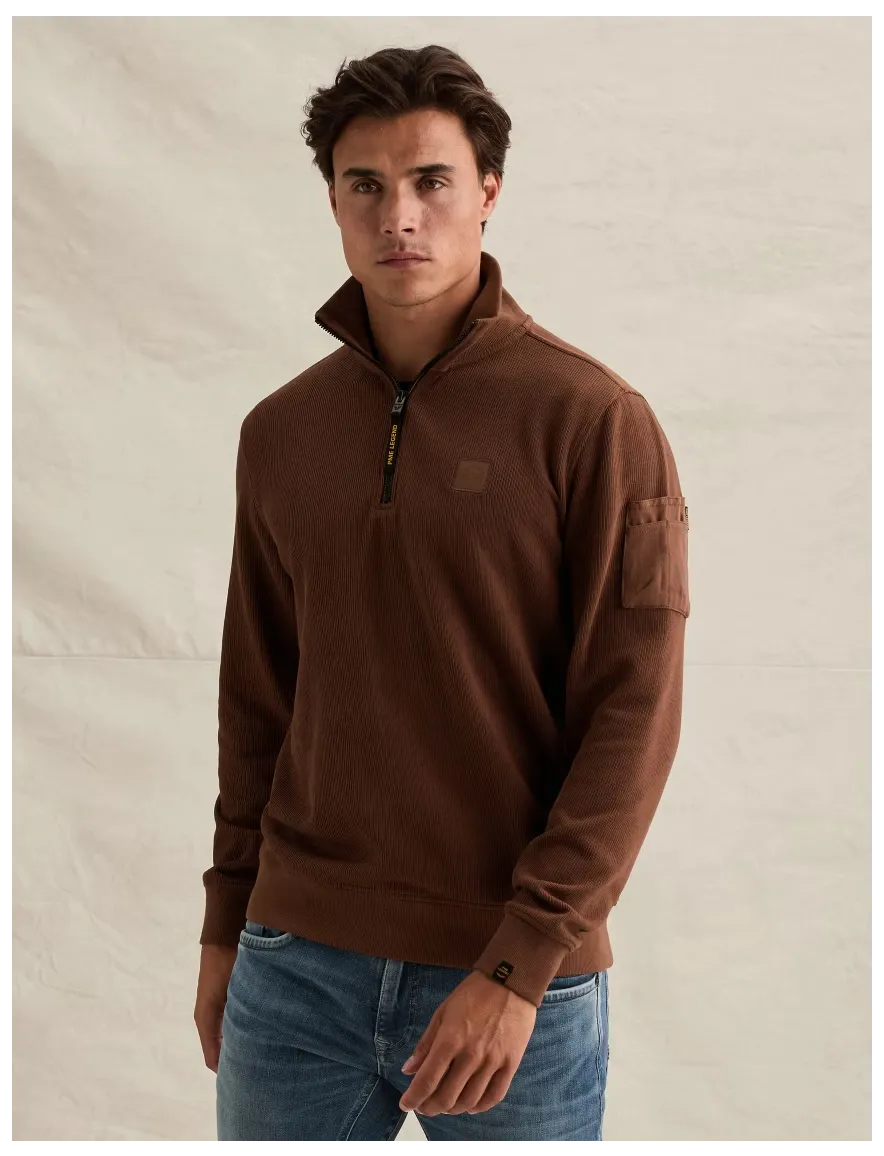 Trui PME Legend bruin PSW2609457-Cappuccino