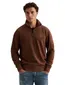 PME Legend trui half zip bruin gebreid