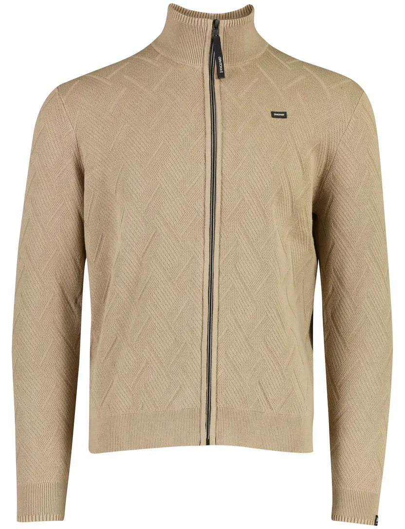 Vest Vanguard camel katoen