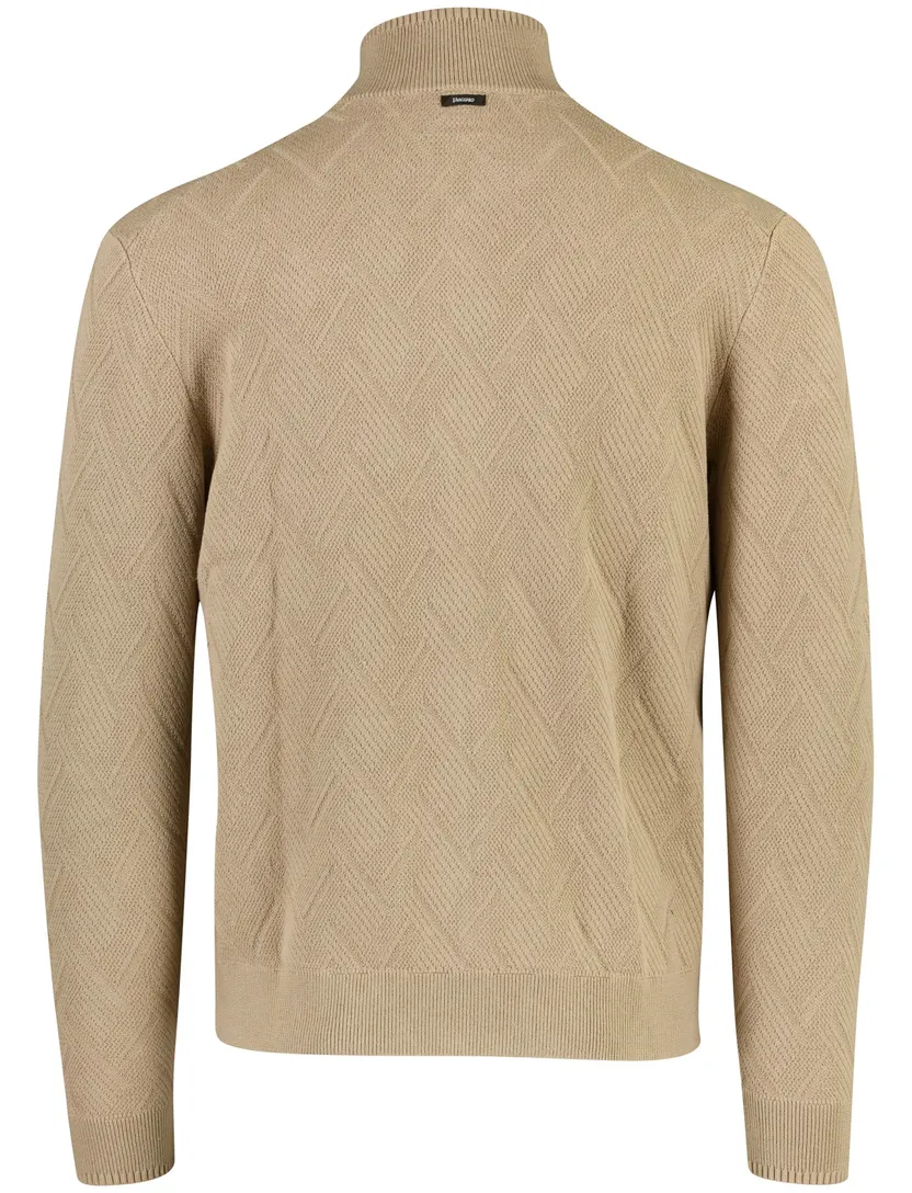 Vest Vanguard camel katoen