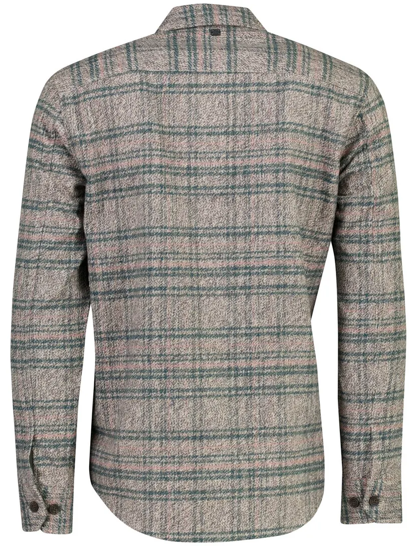Overshirt Vanguard groen gestreept
