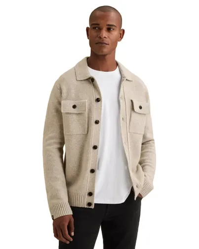 Vanguard Vanguard overshirt beige met borstzak