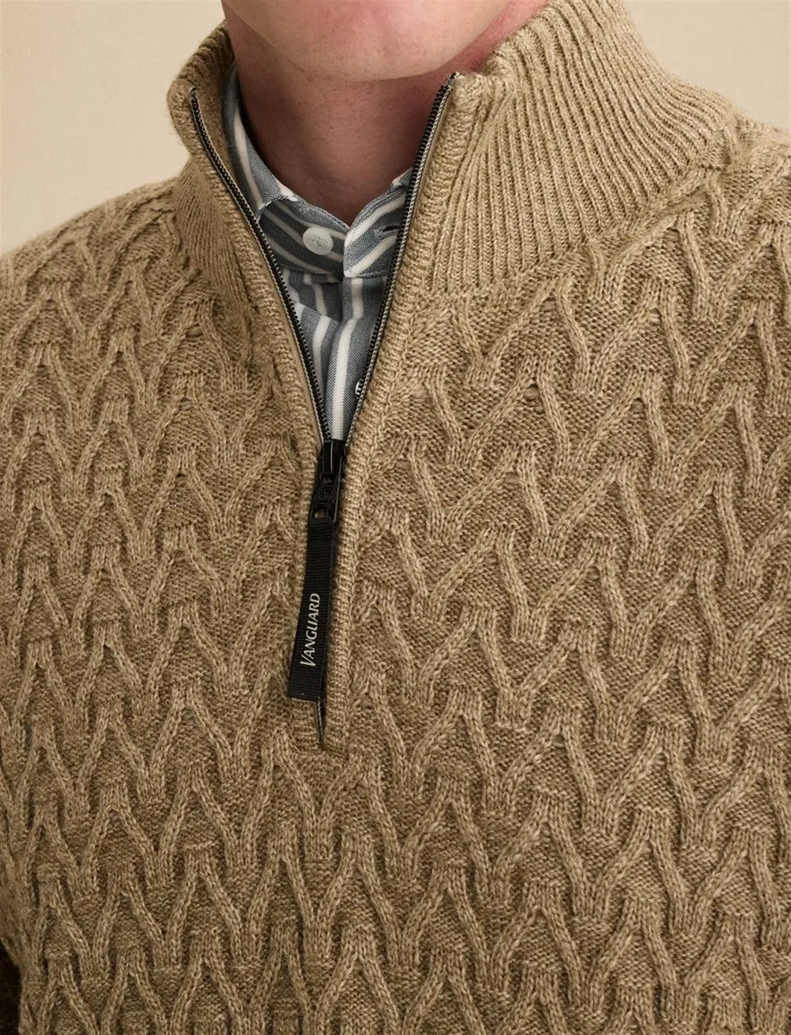 Trui Vanguard camel VKW2609336-Greige