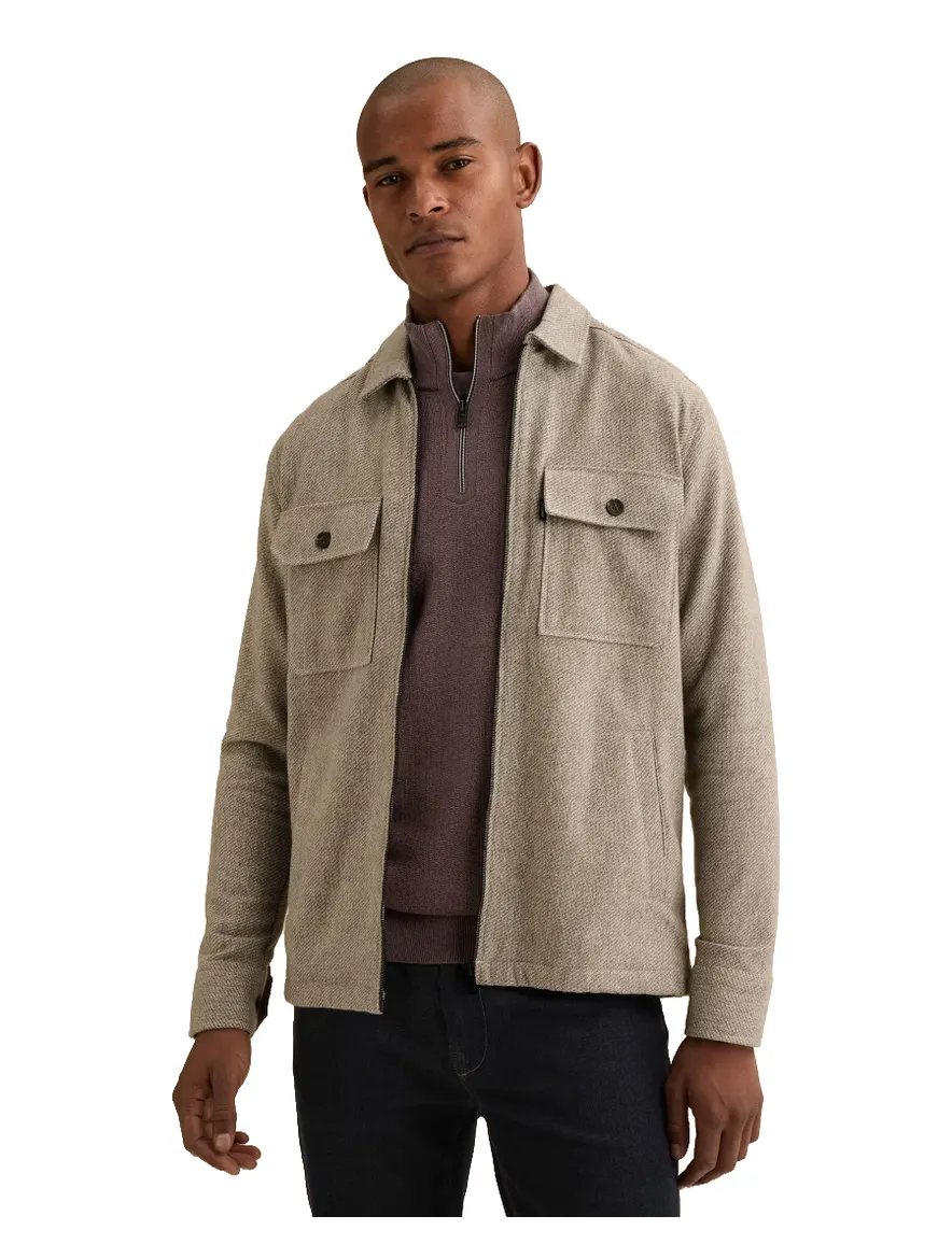 casual overhemd beige Vanguard