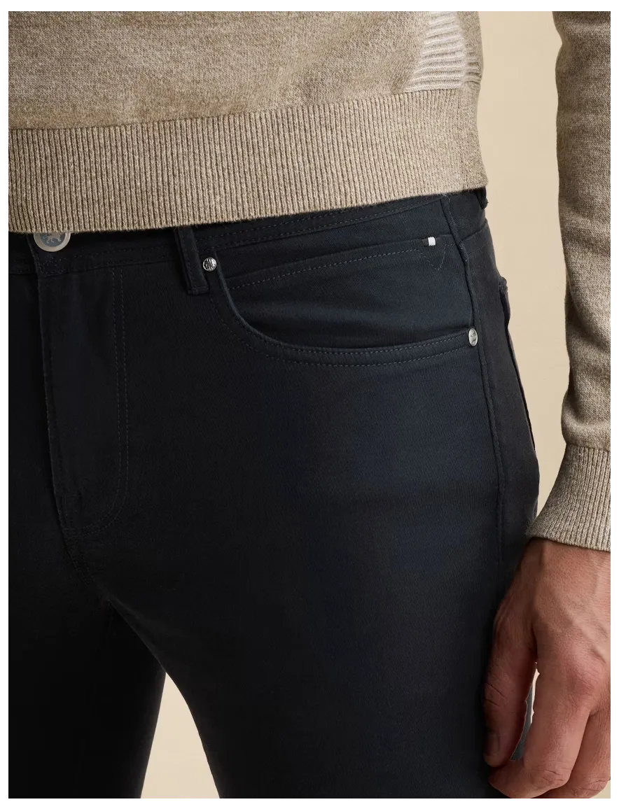 Vanguard 5 pocket broek donkerblauw