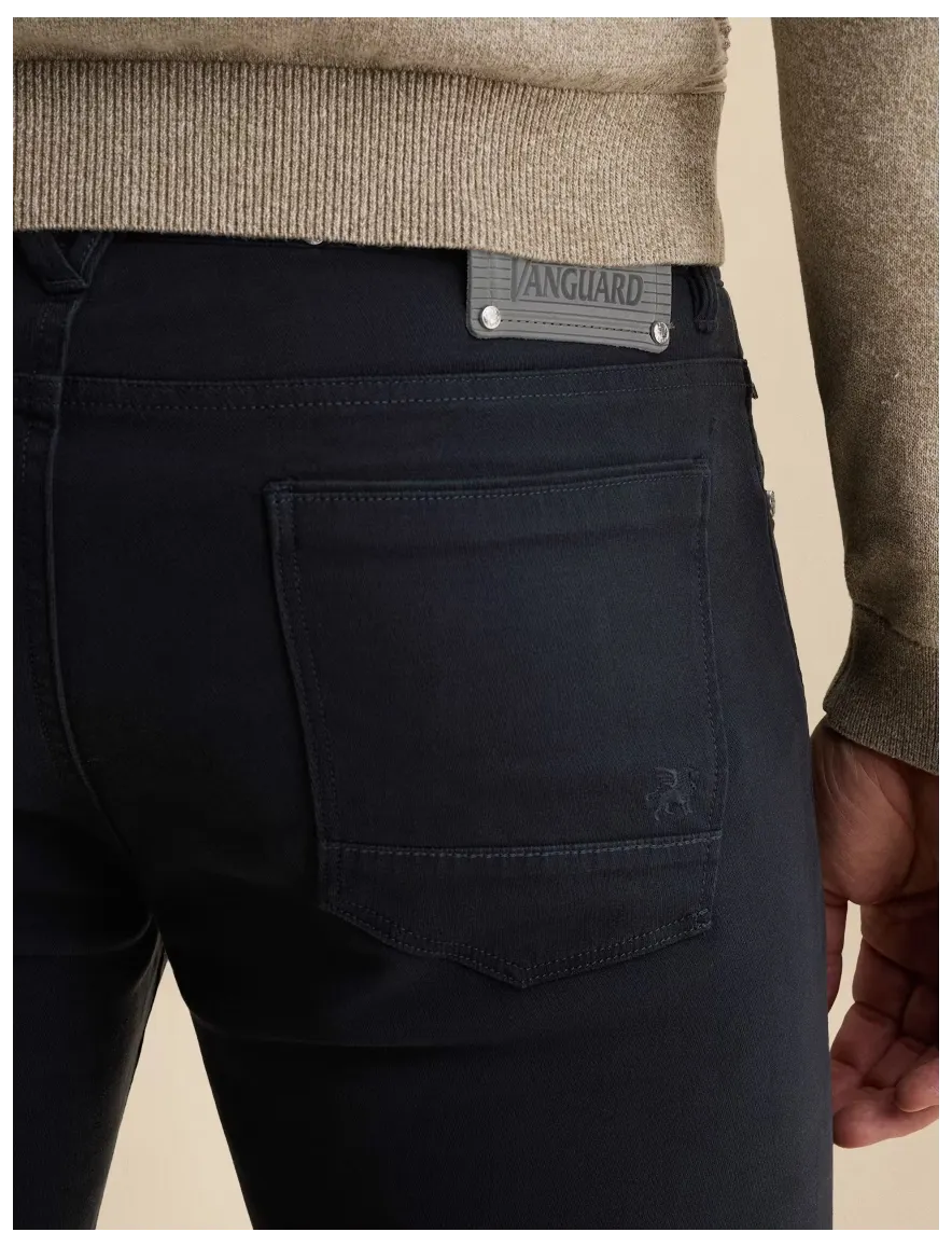 Vanguard 5 pocket broek donkerblauw