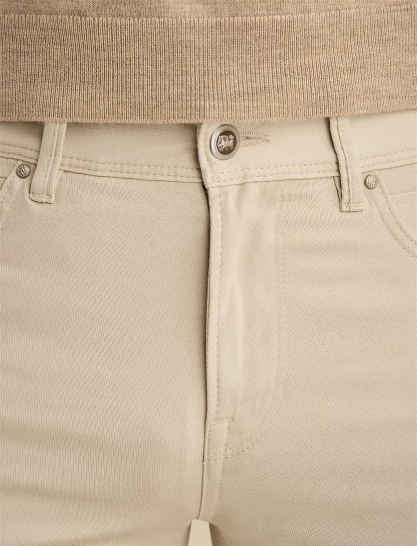 Broek Vanguard beige normale fit