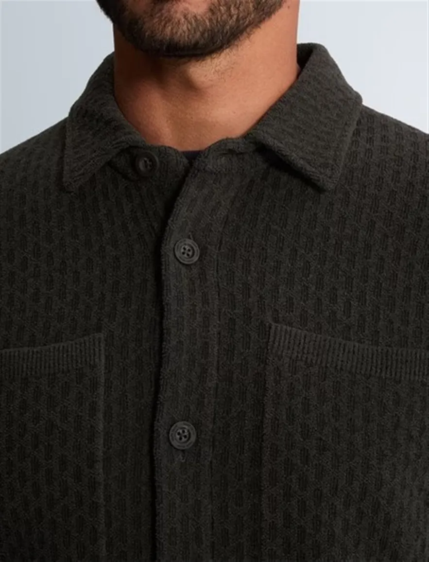 Overshirt Cast Iron groen CKC2609352-Clever Crows