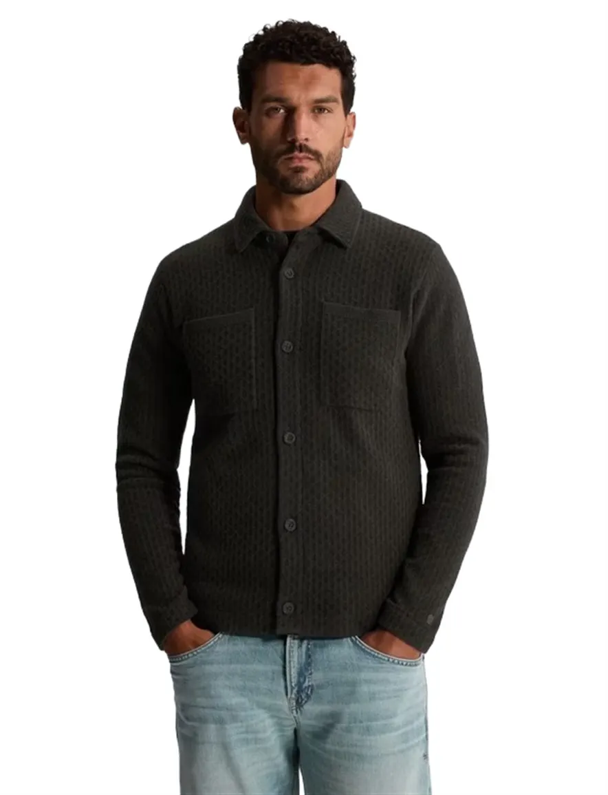 Overshirt Cast Iron groen CKC2609352-Clever Crows
