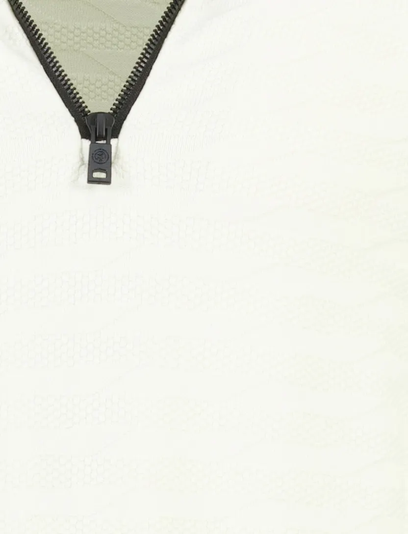 Trui Cast Iron creme gebreid
