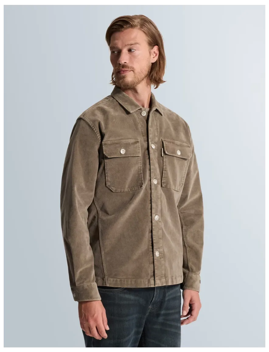 Cast Iron overshirt bruin