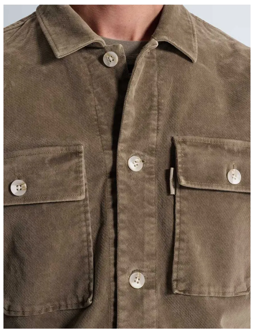 Cast Iron overshirt bruin