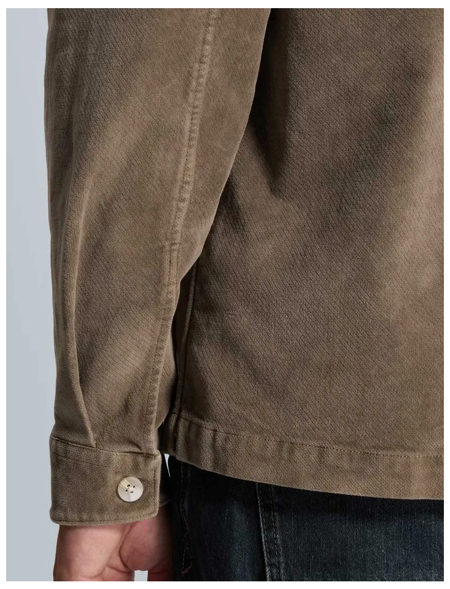 Cast Iron overshirt bruin