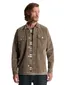 Overshirt Cast Iron bruin velours