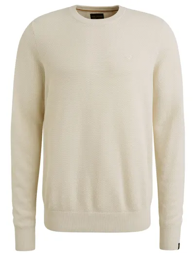 PME Legend Trui PME Legend wit PKW0000334-Bone White Mel