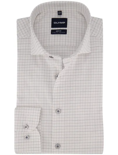 Olymp Overhemd Olymp creme slim fit