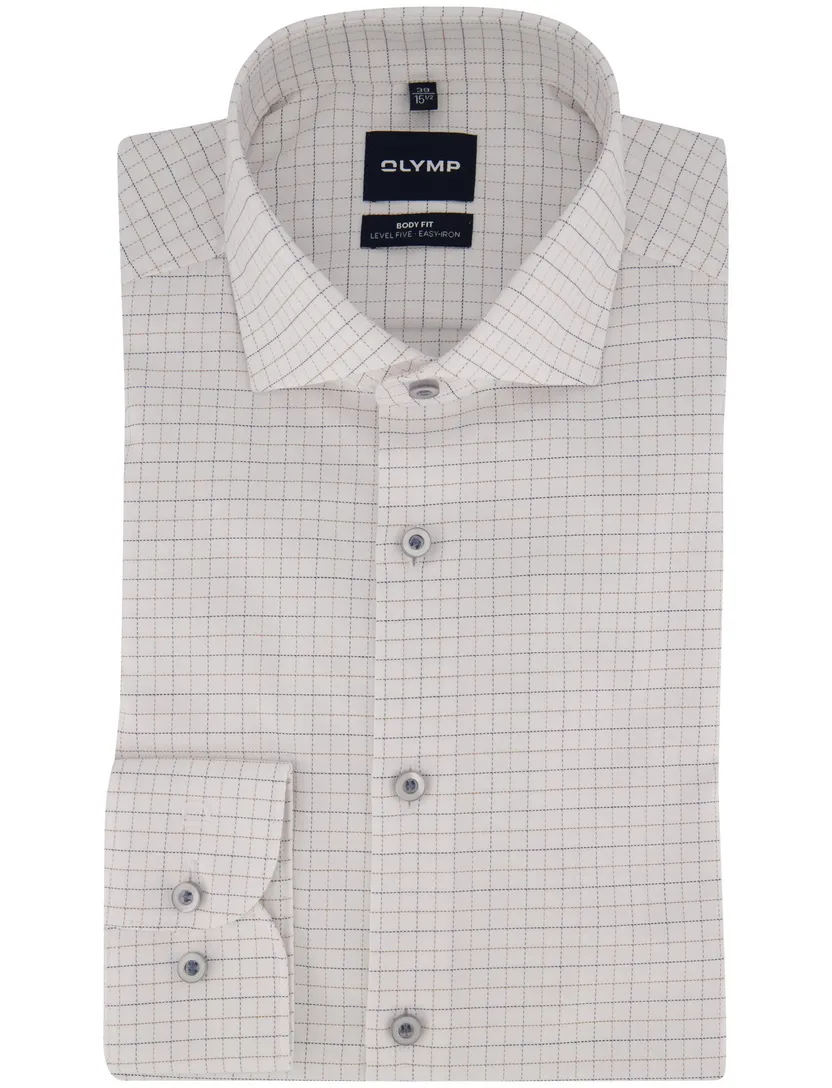Overhemd Olymp creme slim fit