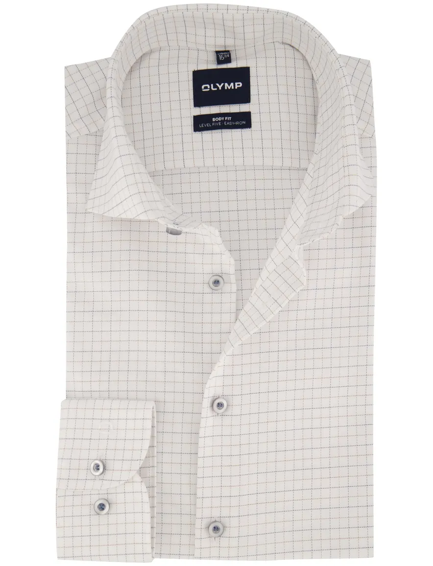 Overhemd Olymp wit Shirt dress ml 7