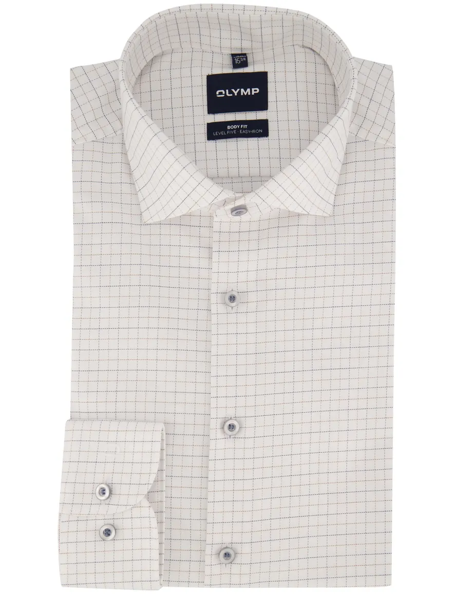 Overhemd Olymp wit Shirt dress ml 7
