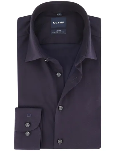 Olymp Overhemd Olymp donkerblauw Easy Iron slim fit