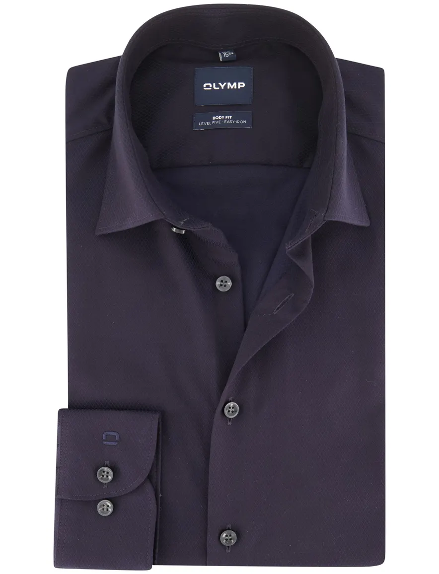 Overhemd Olymp donkerblauw Shirt dress ml 7