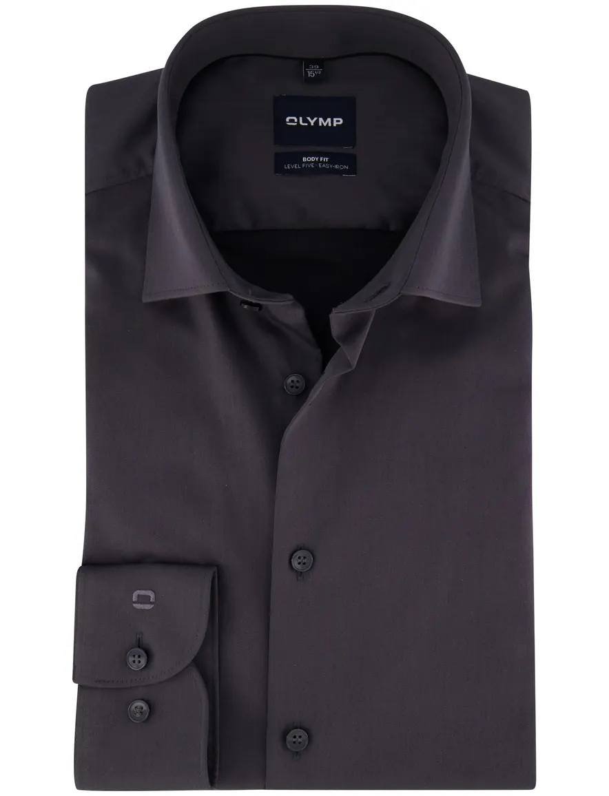 Overhemd Olymp grijs Shirt dress ml 5