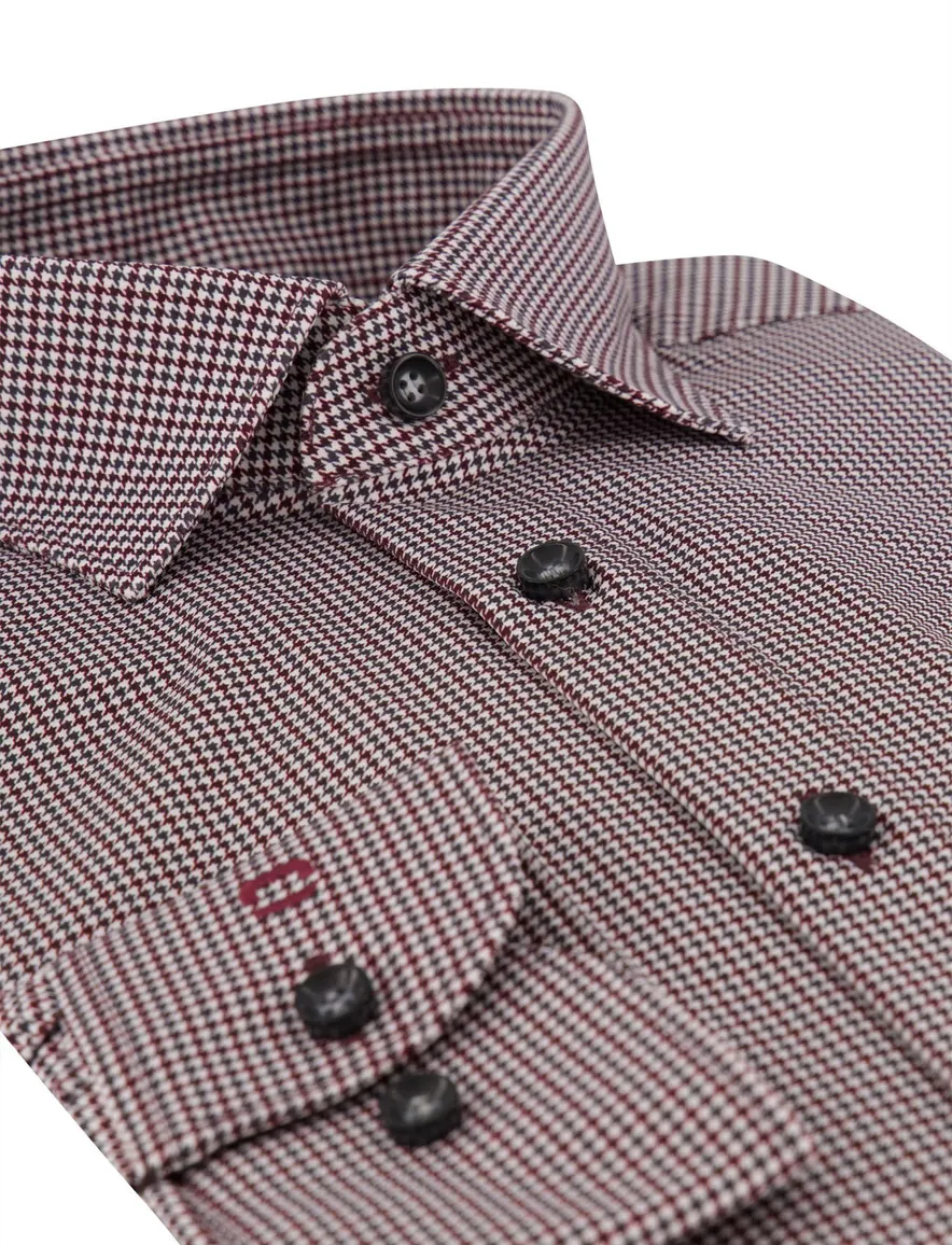 Overhemd Olymp bordeaux Shirt dress ml 5