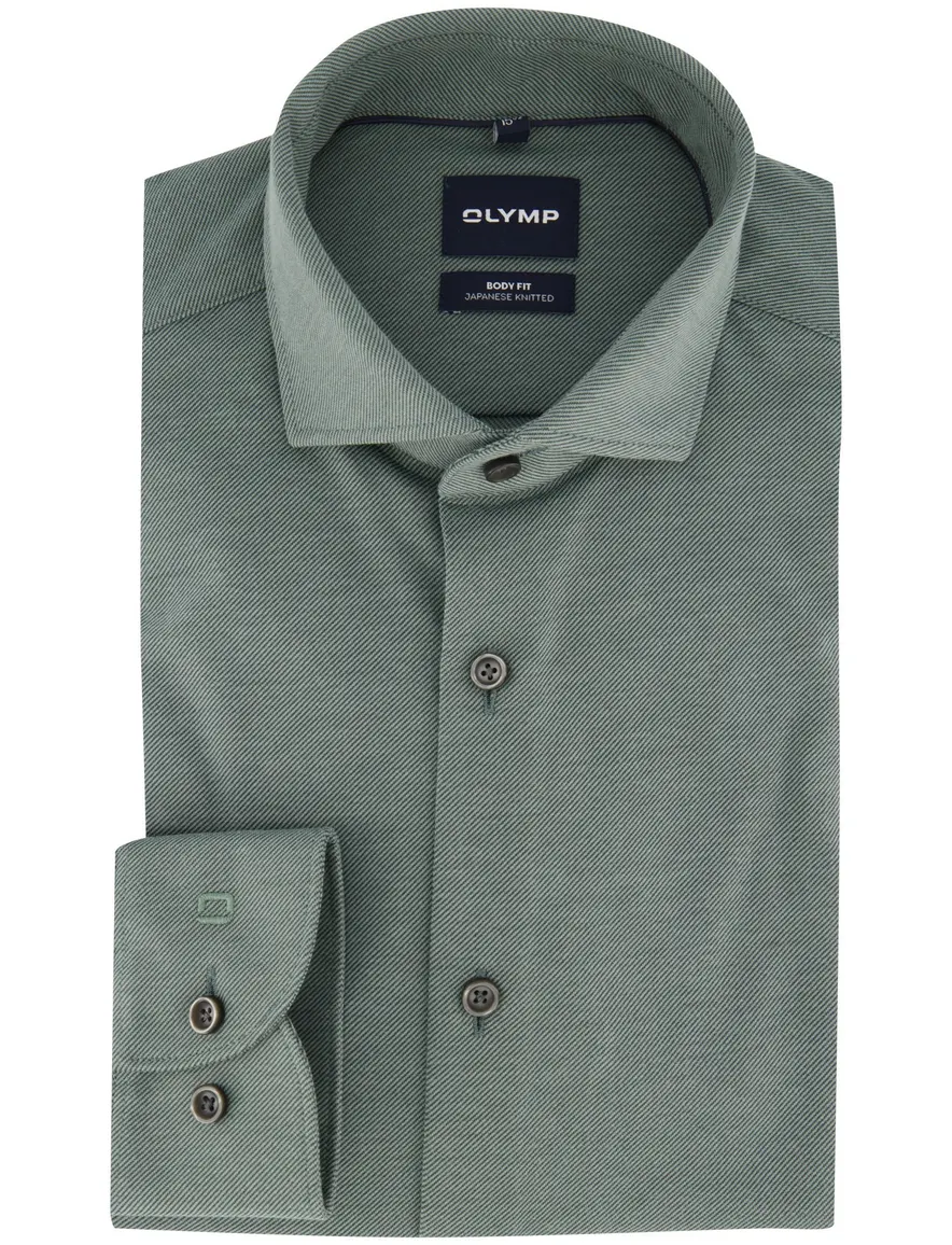 Overhemd Olymp groen Shirt dress ml 5