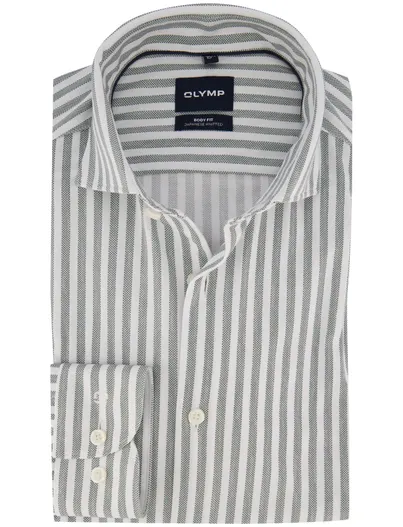 Olymp Overhemd Olymp groen slim fit