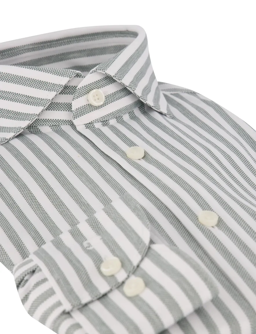 Overhemd Olymp groen Shirt dress ml 5